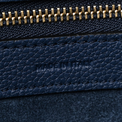 Celine Soft Grained Calfskin Small Belt Cabas Phantom Deep Blue 6 of 14