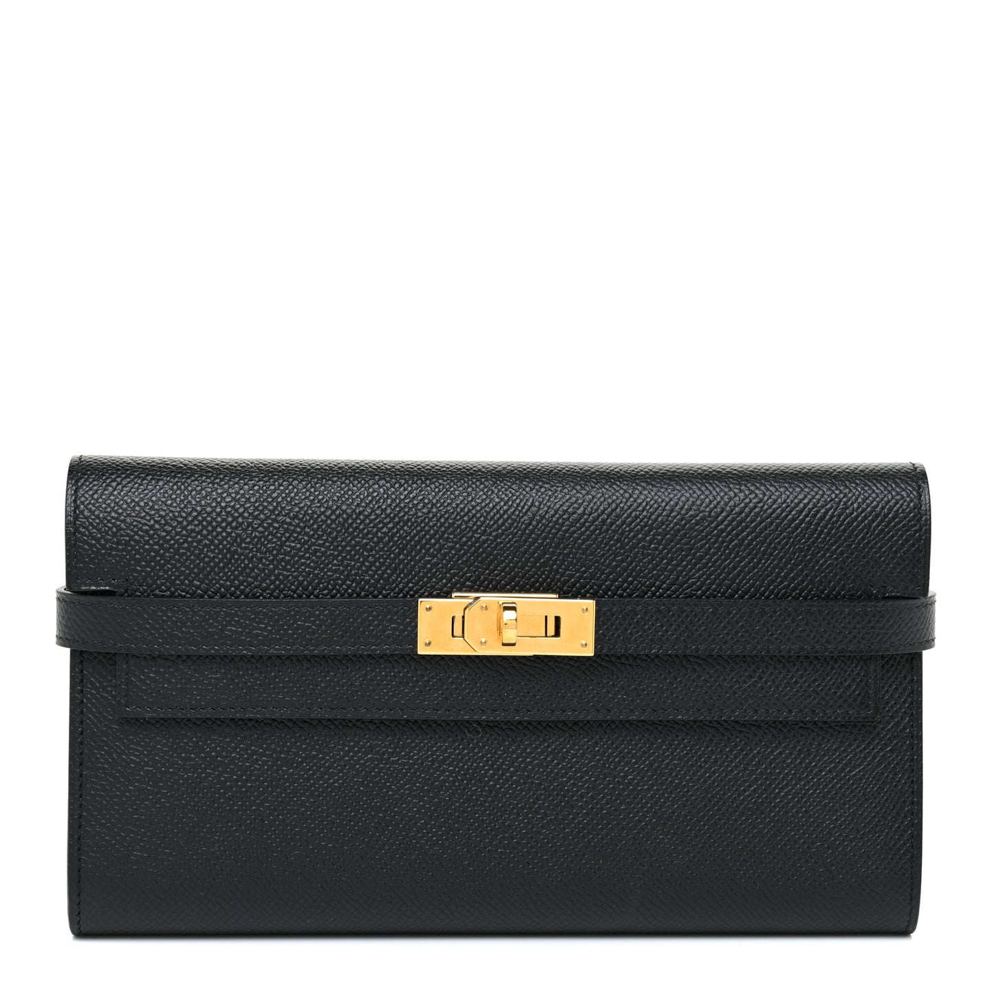 Epsom Kelly Longue Wallet Black