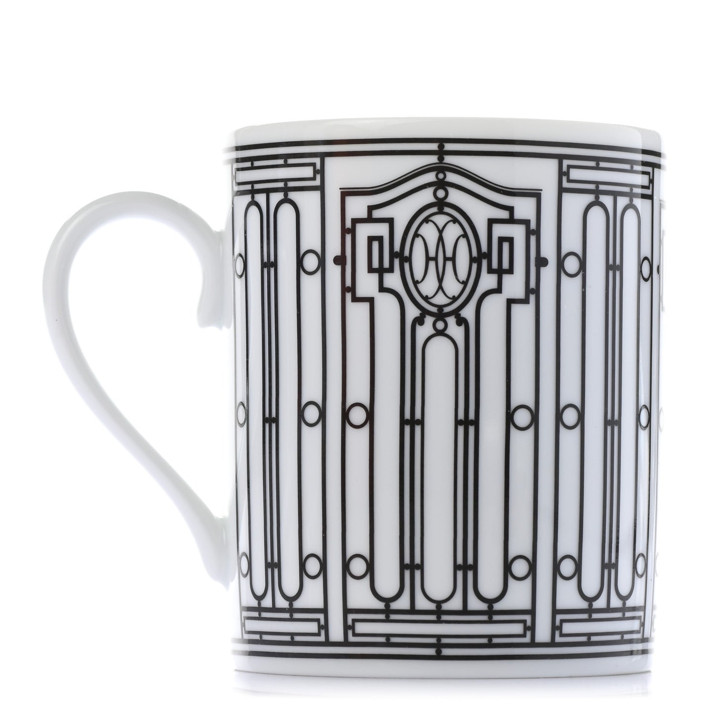 Porcelain H Deco Mug