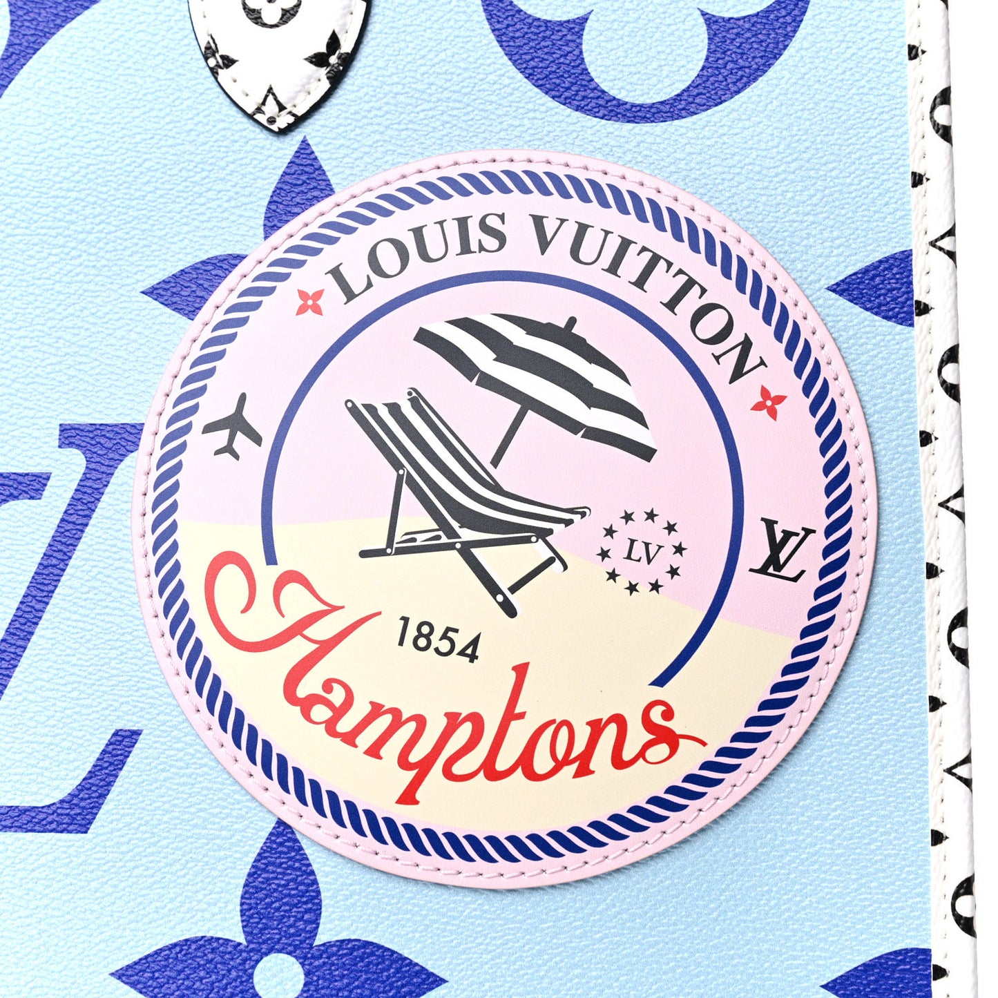 Monogram Giant Hamptons Onthego Blue