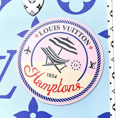 Louis Vuitton Monogram Giant Hamptons Onthego Blue 9 of 13