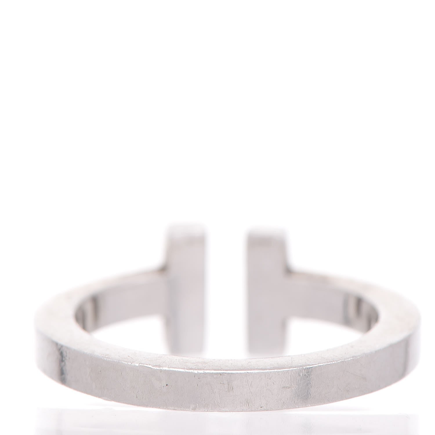 Tiffany Sterling Silver T Wire Ring 54 6.75 5 of 6