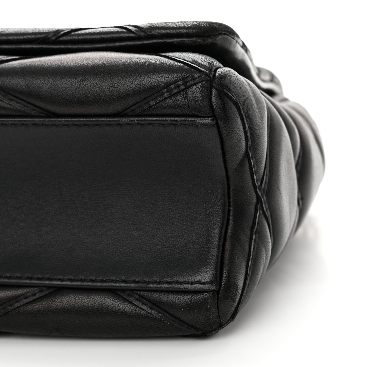 Louis Vuitton Lambskin Malletage GO-14 MM Black 9 of 16