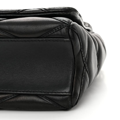 Louis Vuitton Lambskin Malletage GO-14 MM Black 9 of 16