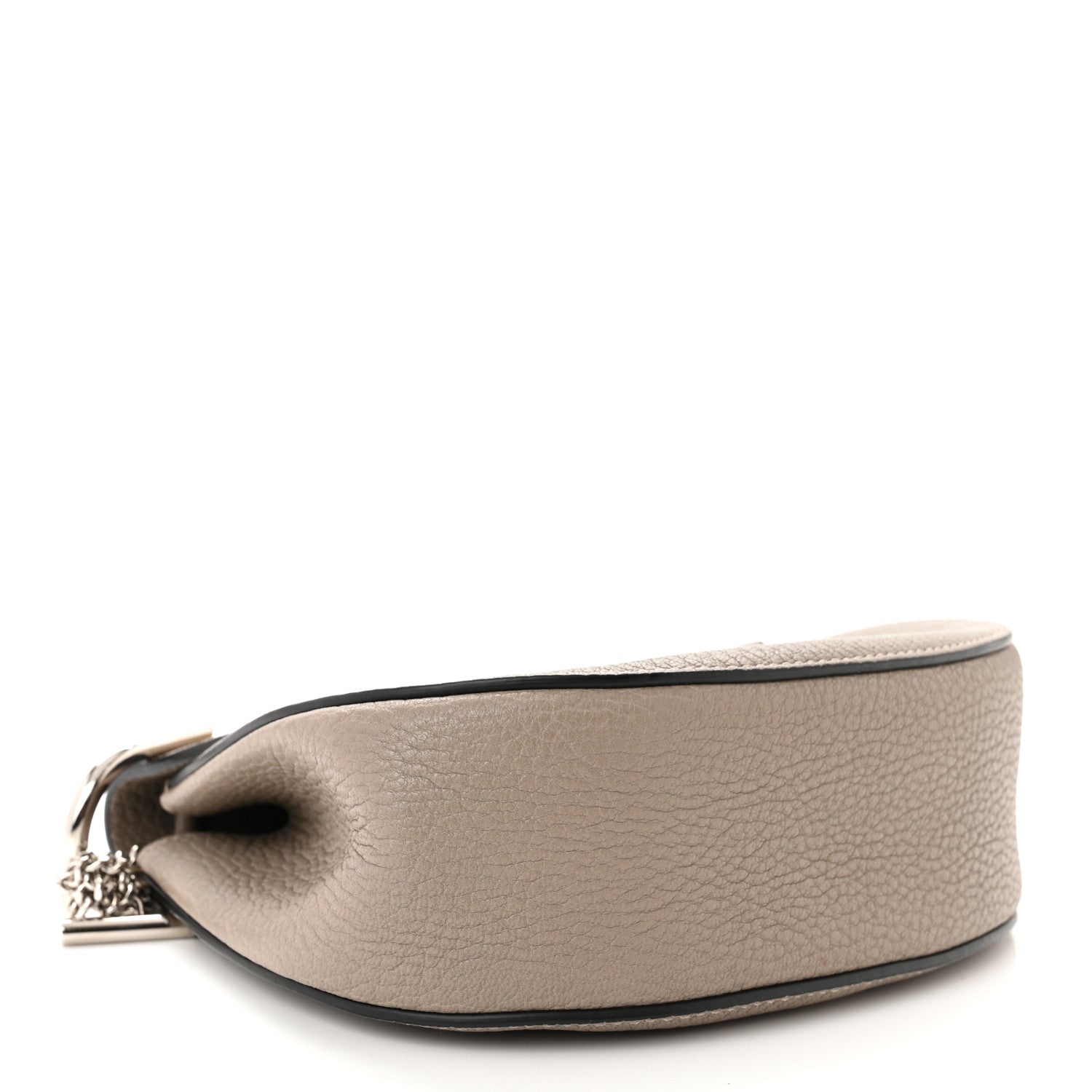 Chloe Grained Lambskin Mini Drew Shoulder Bag Motty Grey 4 of 10