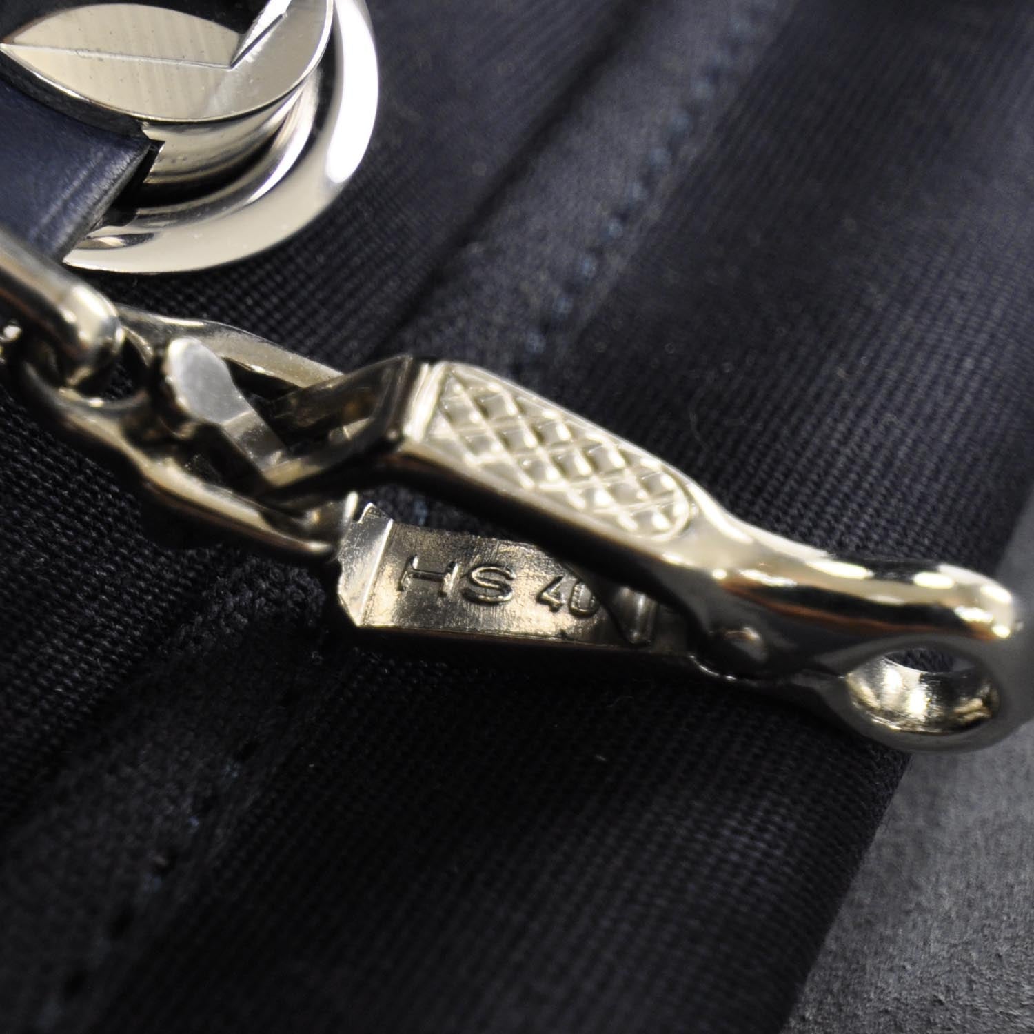 Hermes Toile Herbag PM Navy Bleu 9 of 11