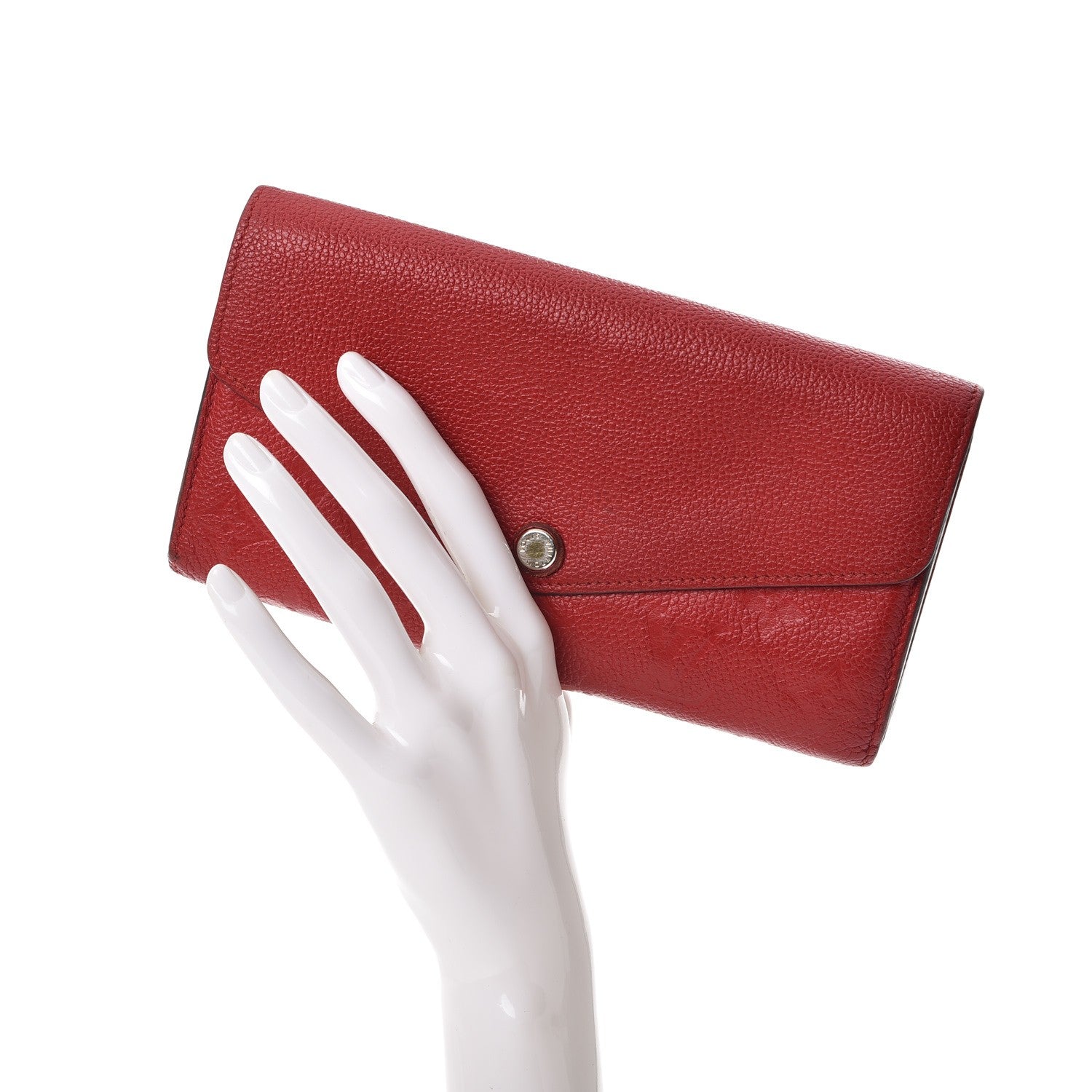 Louis Vuitton Empreinte Sarah Wallet NM Cherry 2 of 12
