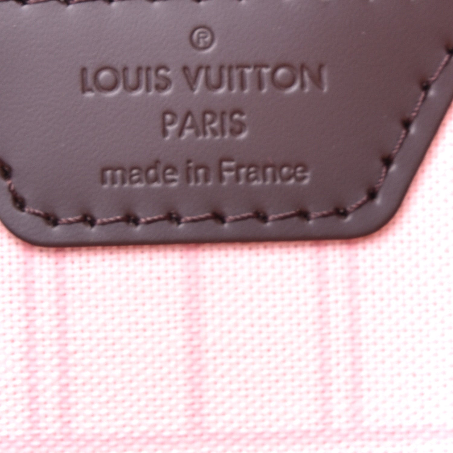 Louis Vuitton Damier Ebene Neo Neverfull MM Rose Ballerine 6 of 9