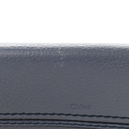 Chloe Calfskin Marcie Continental Flap Wallet Street Blue 10 of 13