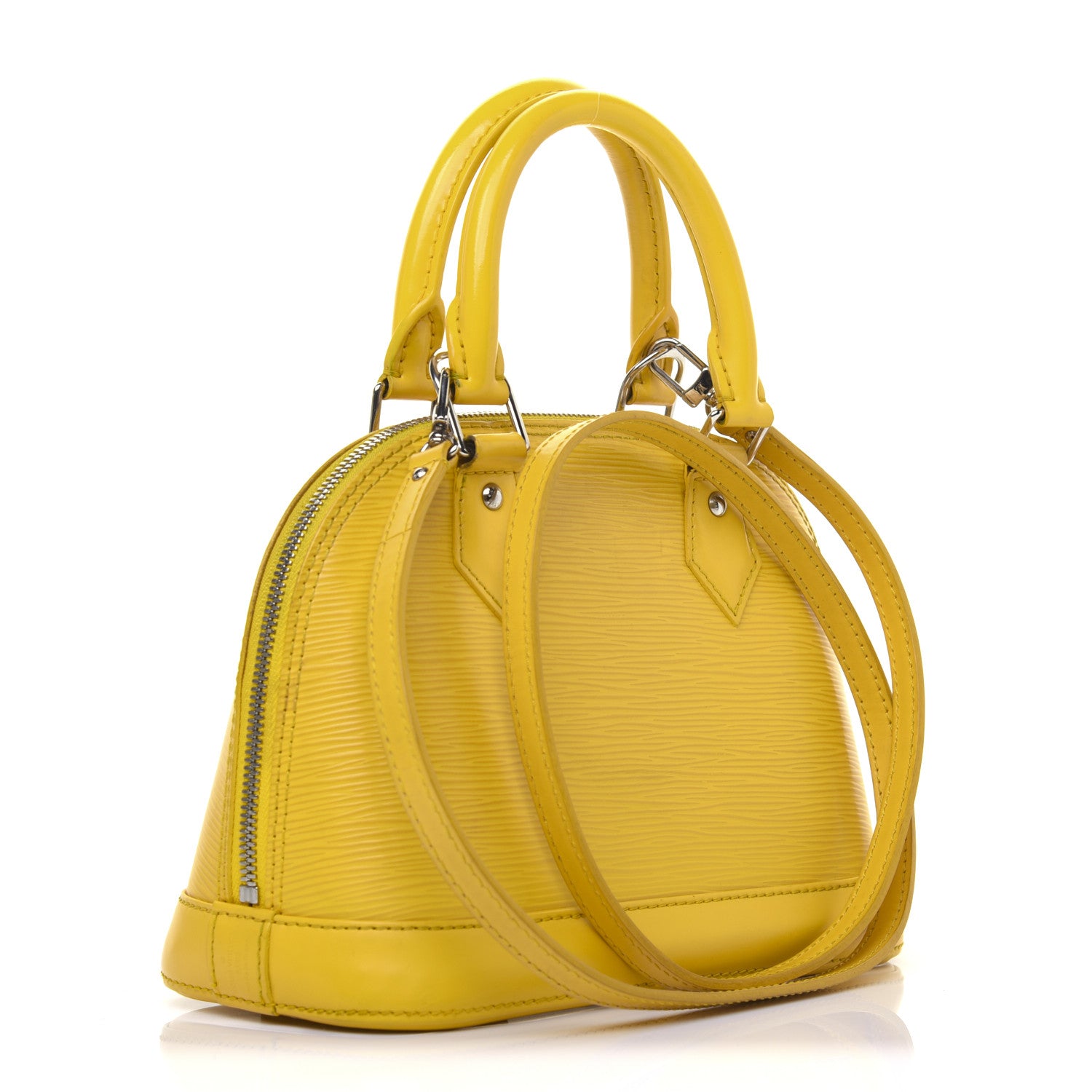 Louis Vuitton Epi Alma BB Citron 3 of 35