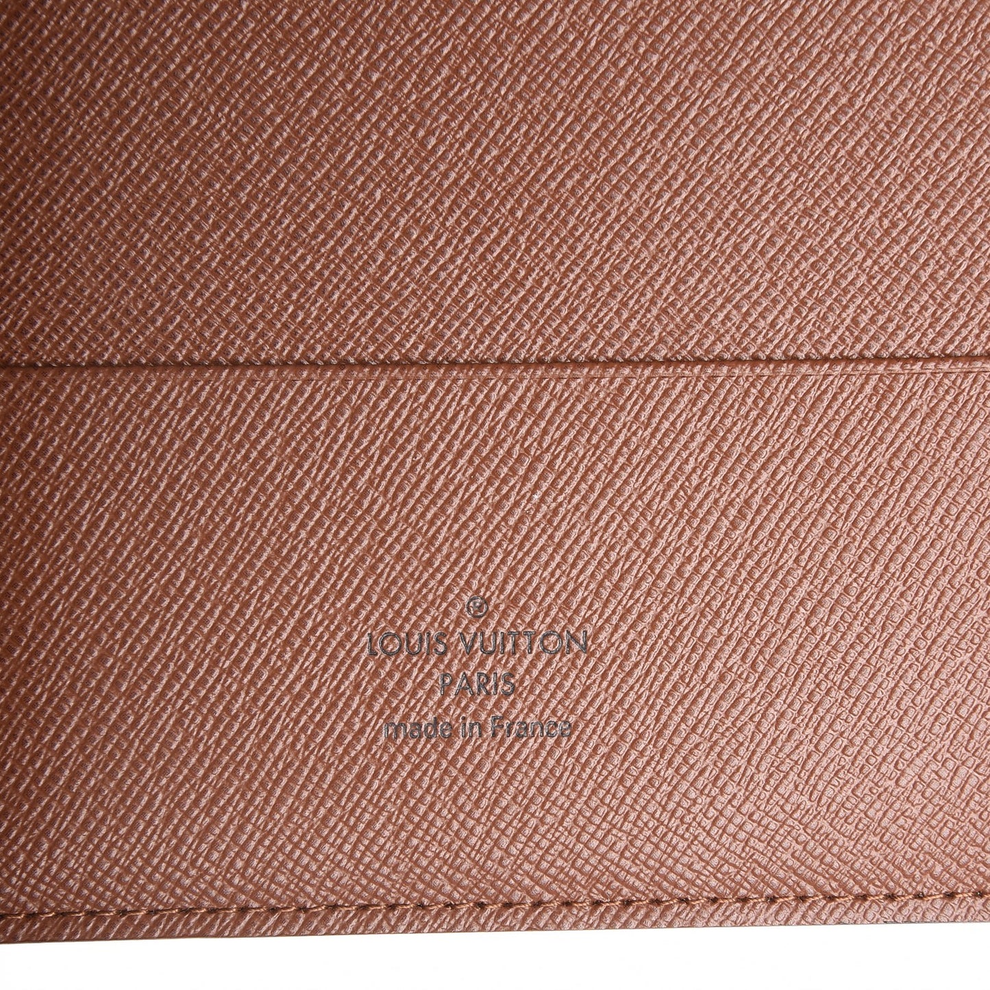 Monogram Large Ring Agenda Cover