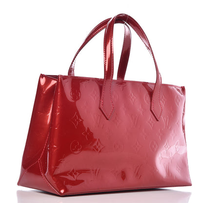 Louis Vuitton Vernis Wilshire PM Pomme D'Amour 3 of 8