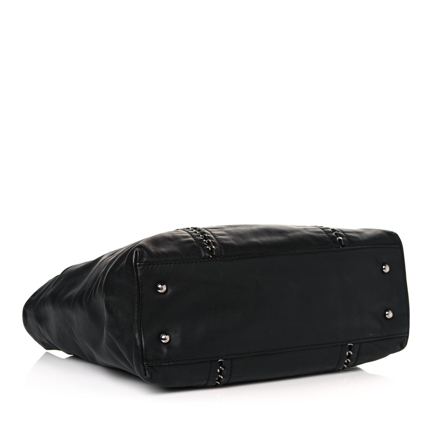 Smooth Calfskin Luxe Ligne Tote Black