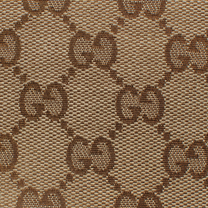 Gucci Monogram Calfskin Ladies Web Continental Wallet Beige Ebony Cocoa 6 of 7