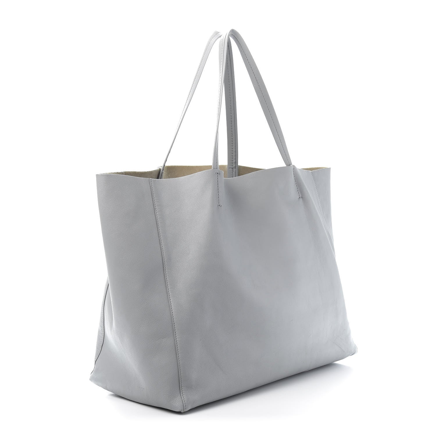 Celine Lambskin Horizontal Cabas Cloud 3 of 16