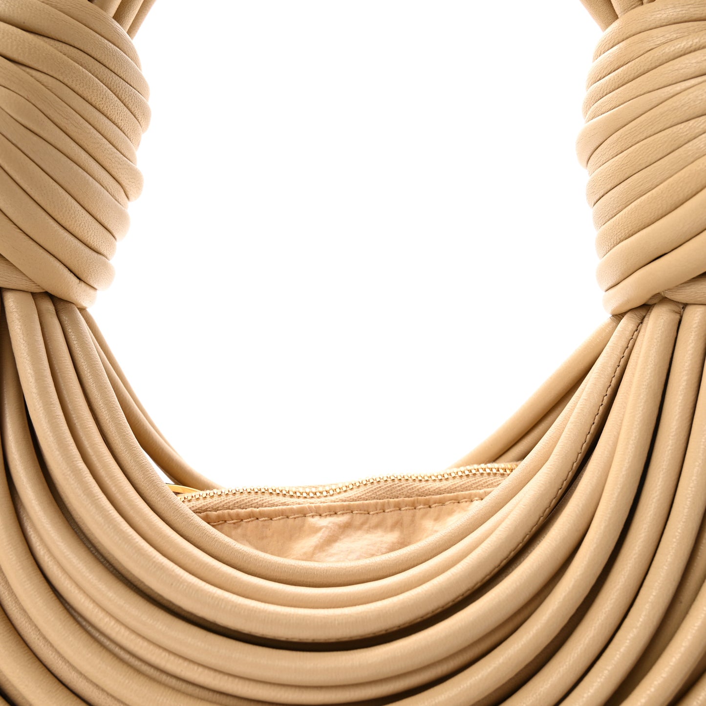 Nappa Mini Tubular Double Knot Porridge