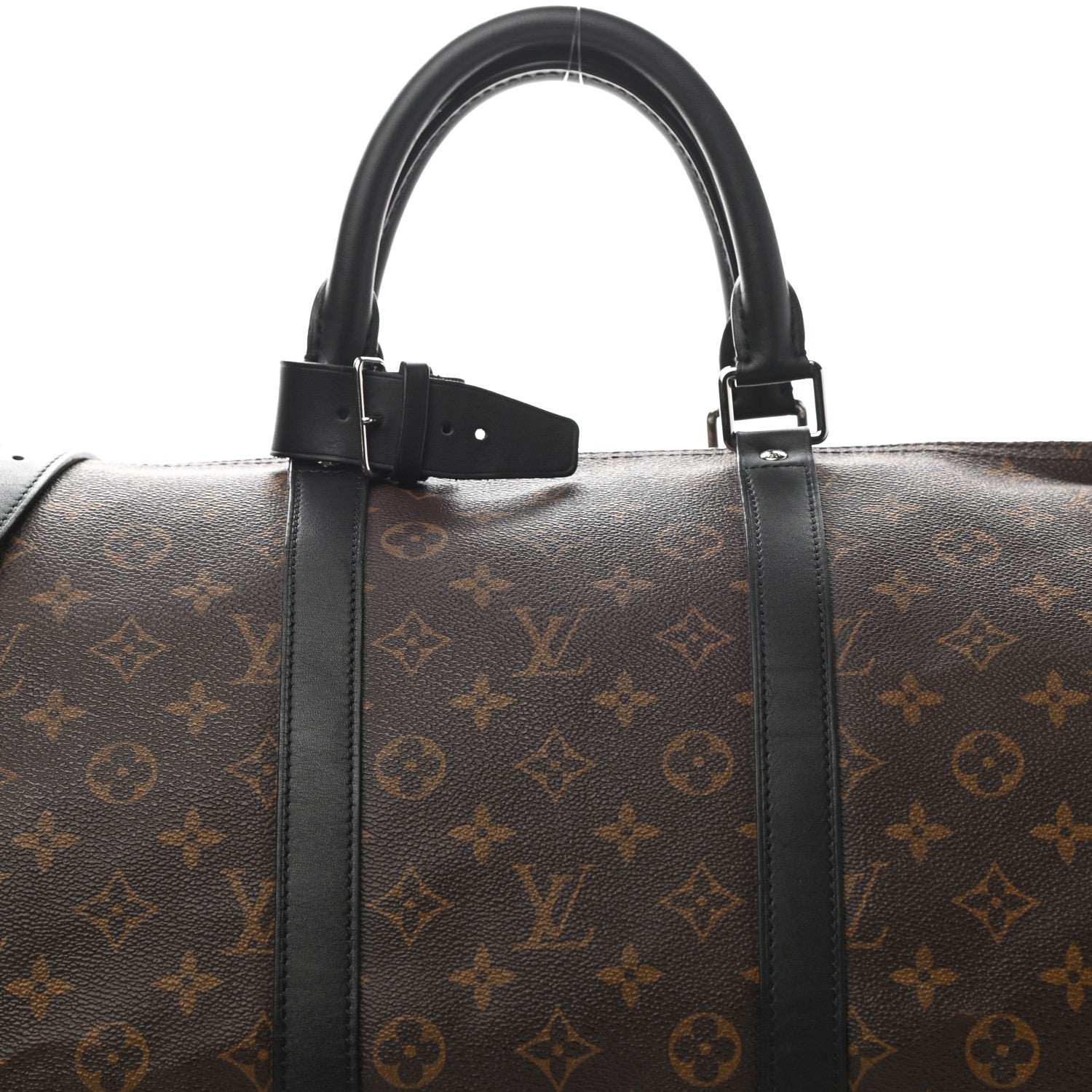 Louis Vuitton Monogram Macassar Keepall Bandouliere 55 9 of 11