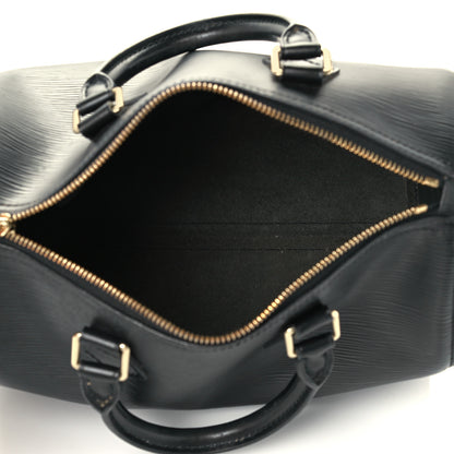 Louis Vuitton Epi Speedy 25 Black 5 of 11