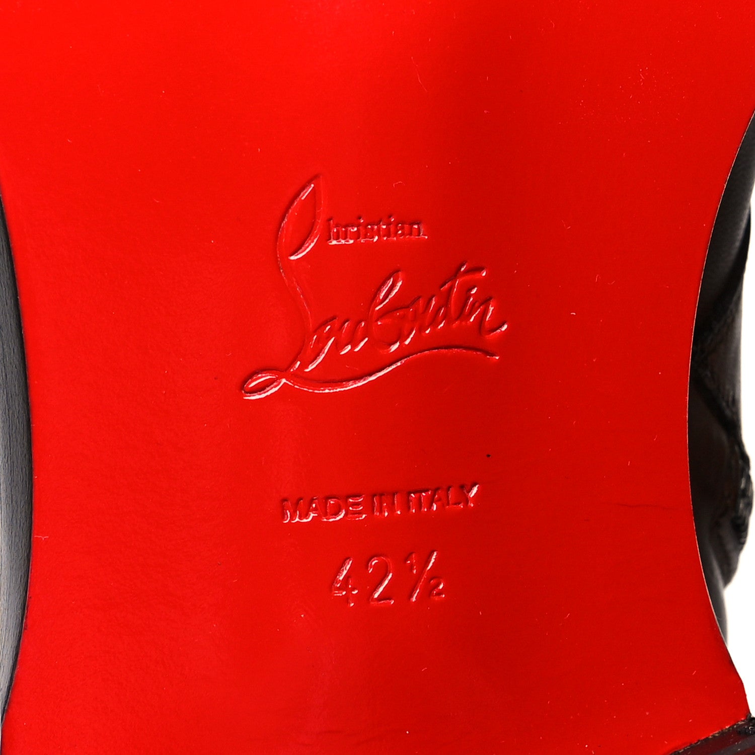 Christian Louboutin Patine Calfskin Mens Ajmone Flat Boots 42.5 Havane 6 of 8