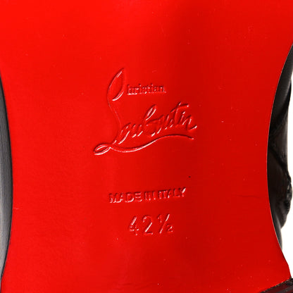 Christian Louboutin Patine Calfskin Mens Ajmone Flat Boots 42.5 Havane 6 of 8