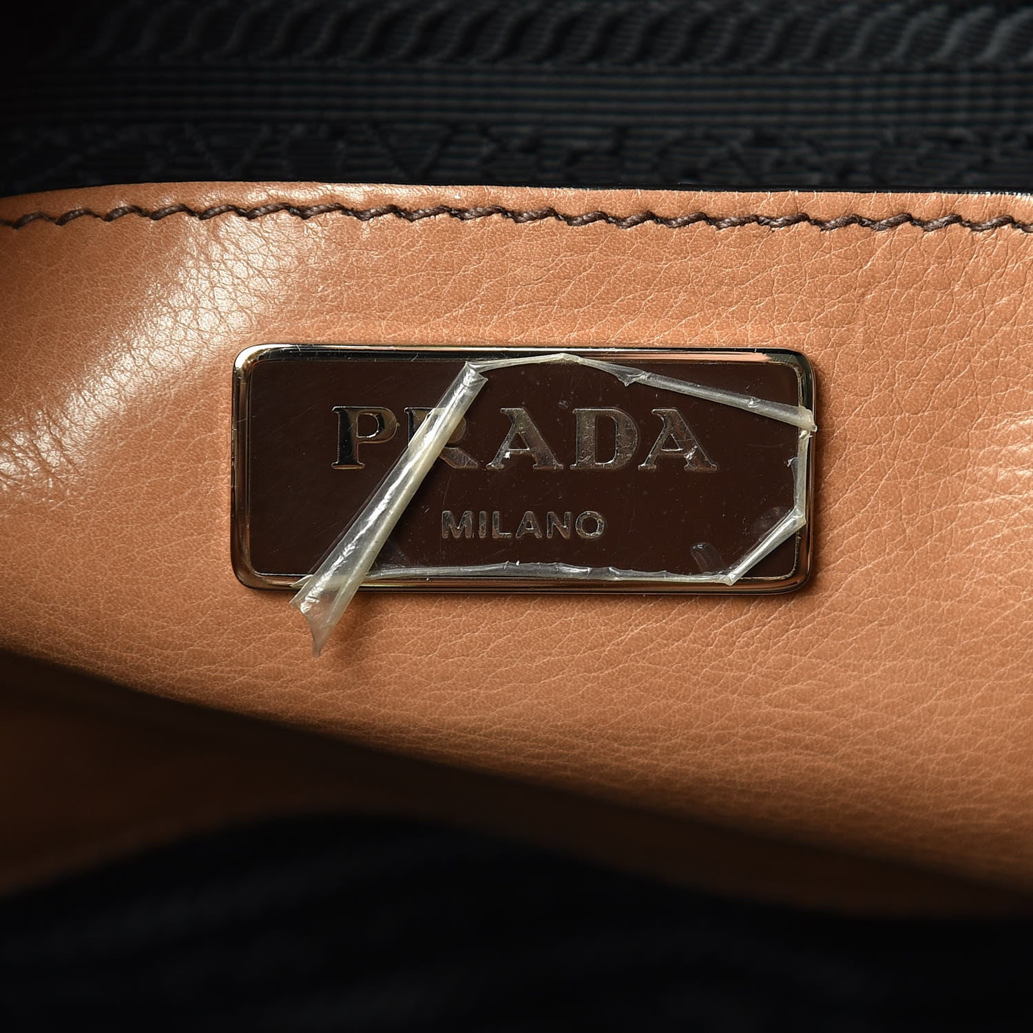 Prada Glace Calf Twin Pocket Tote Naturale 6 of 13