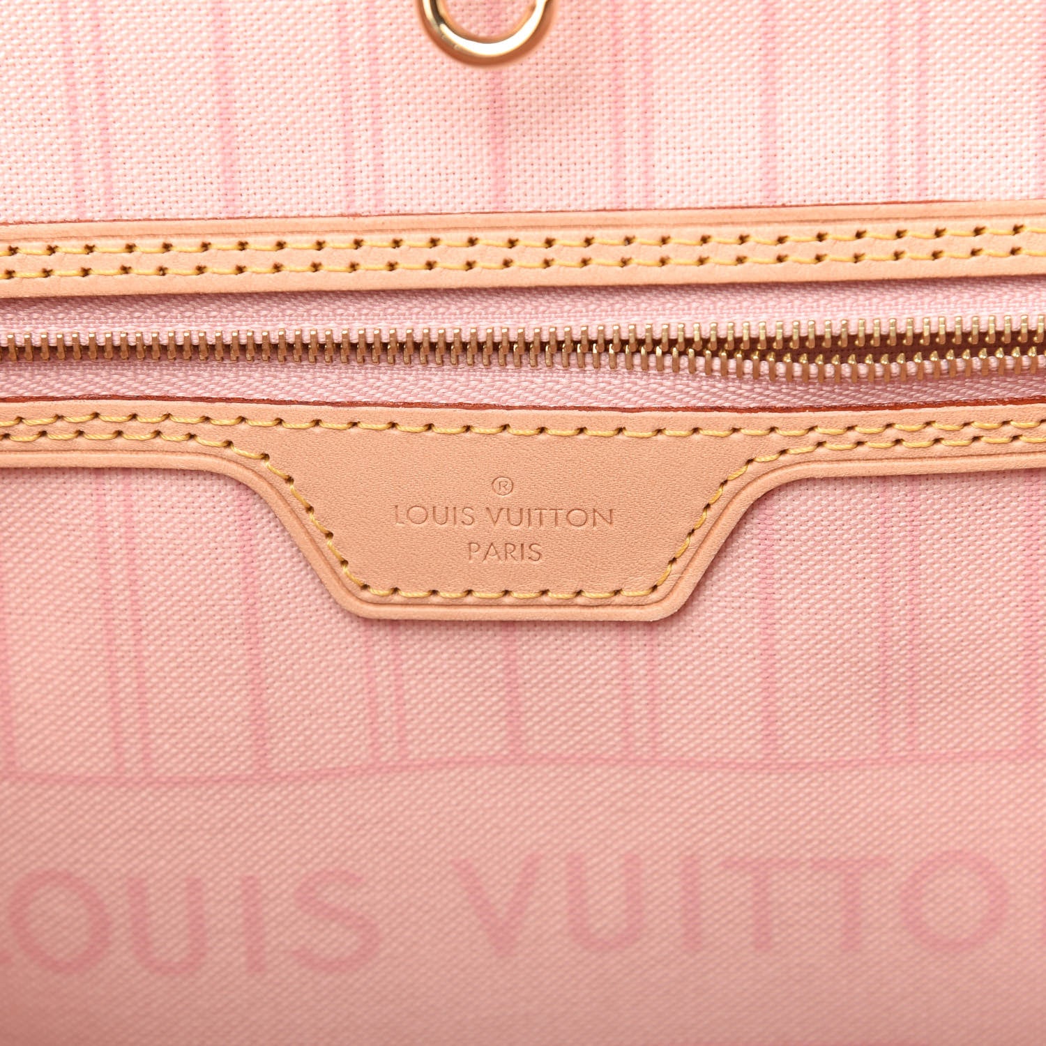 Louis Vuitton Damier Azur Neo Neverfull MM Rose Ballerine 8 of 12