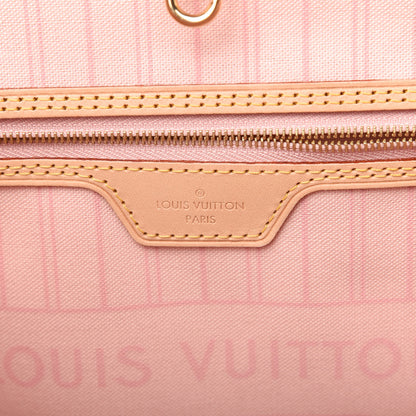 Louis Vuitton Damier Azur Neo Neverfull MM Rose Ballerine 8 of 12