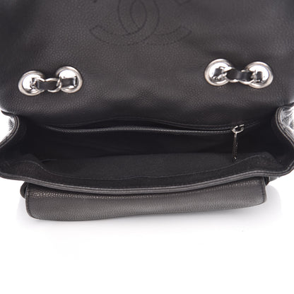 Chanel Caviar Quilted Medium Now and Forever Flap Black 7 of 8