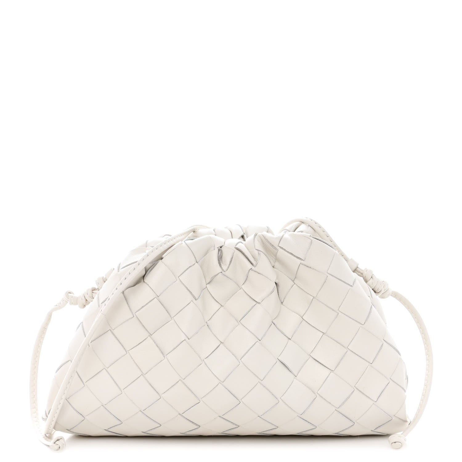 Bottega Veneta Nappa Intrecciato The Mini Pouch Chalk 1 of 10