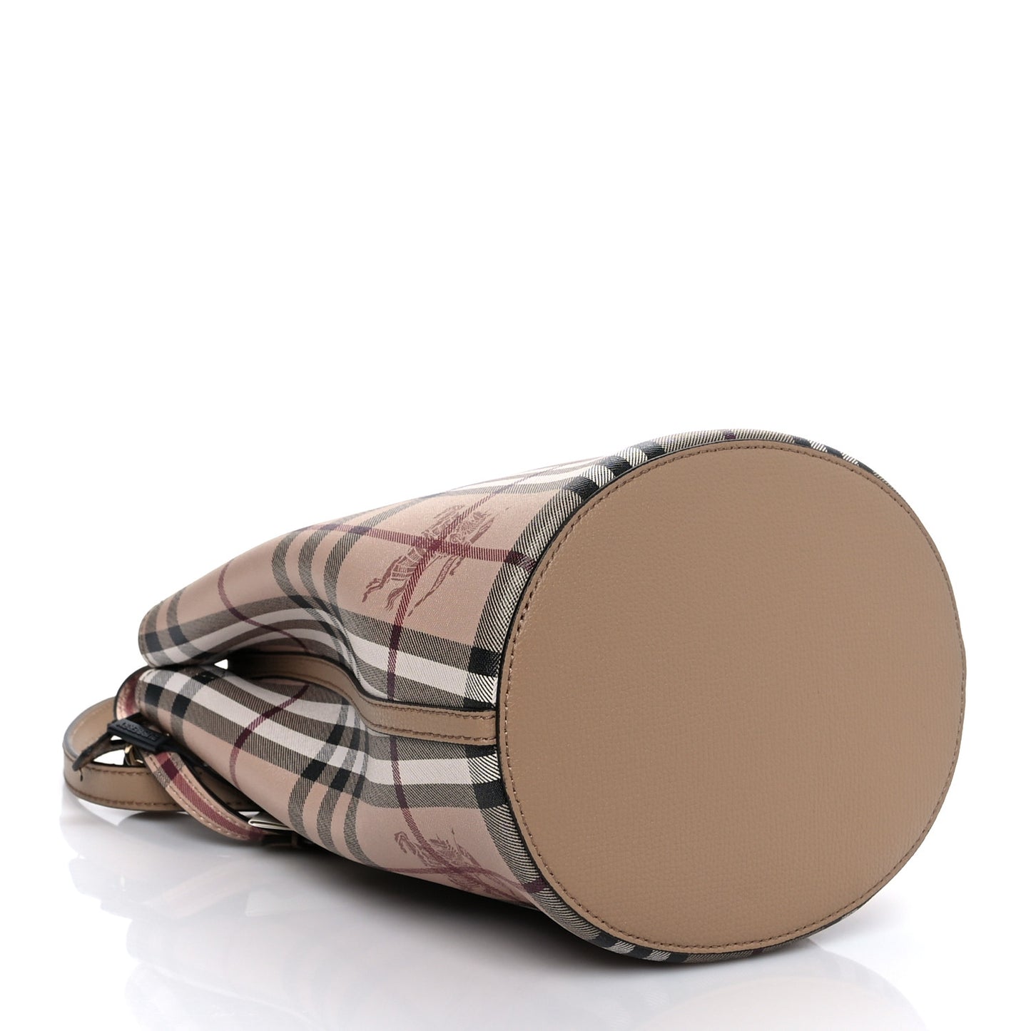 Haymarket Check Colours Small Lorne Bucket Crossbody Camel