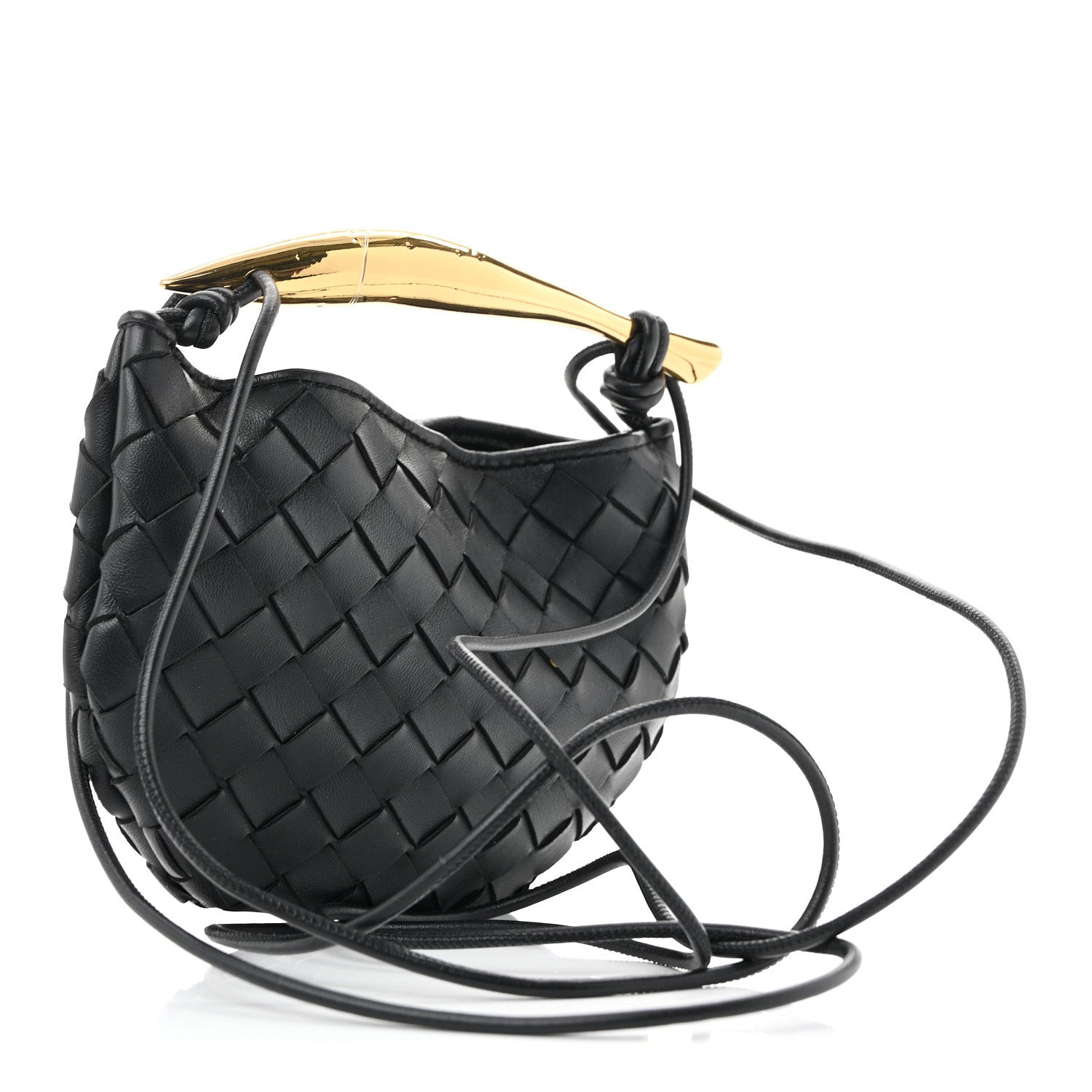 Bottega Veneta Nappa Intrecciato Mini Sardine Bag Black 3 of 11
