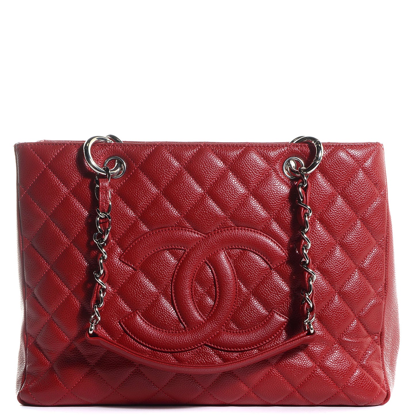 Caviar Grand Shopping Tote GST Red