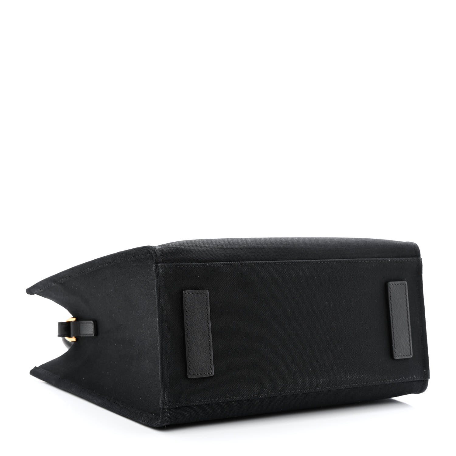 Versace Canvas Calfskin La Medusa Small Tote Black 4 of 11