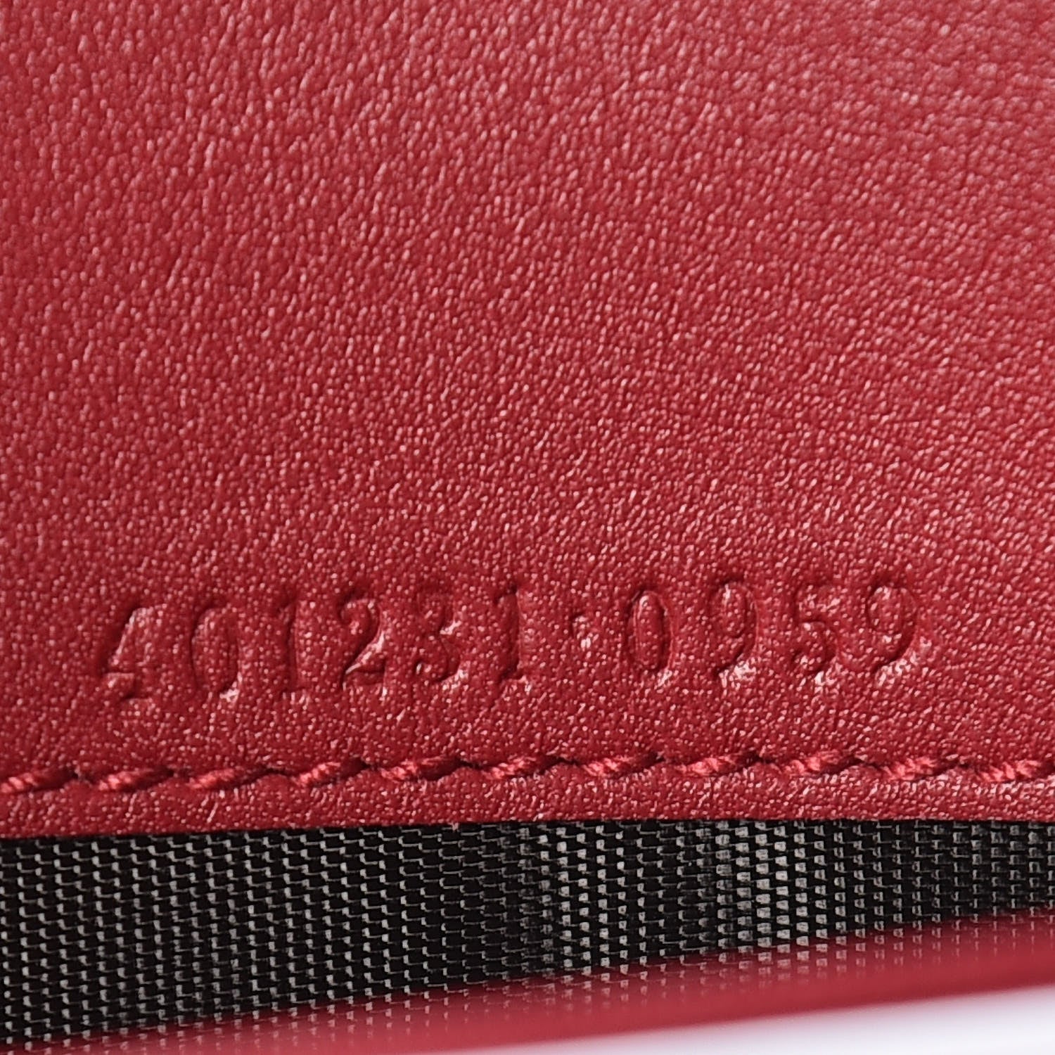 Gucci Velvet GG Monogram Mini Dionysus Chain Wallet Red Cipria 9 of 11