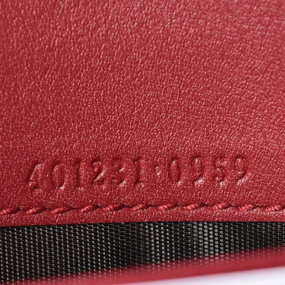 Gucci Velvet GG Monogram Mini Dionysus Chain Wallet Red Cipria 9 of 11