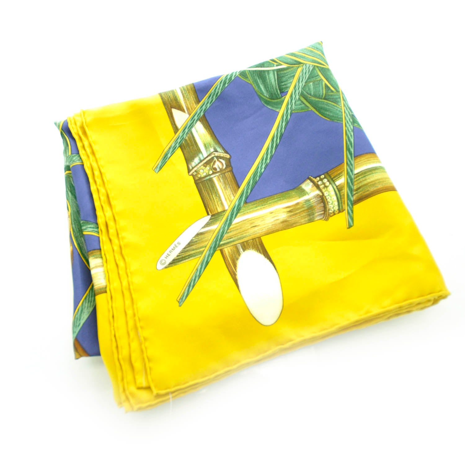 Hermes Silk Jardin Creole Scarf 90 9 of 10