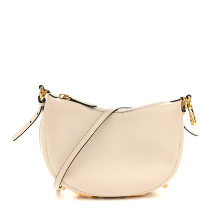 Fendi Vitello Grace Matte Mini Fendigraphy Hobo Bag Tortora 1 of 12