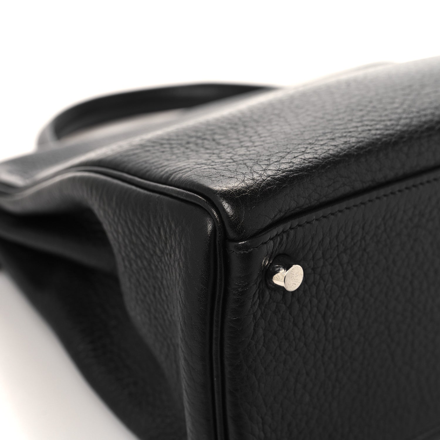 Hermes Taurillon Clemence Kelly Retourne 32 Black 11 of 17