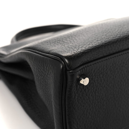 Hermes Taurillon Clemence Kelly Retourne 32 Black 11 of 17