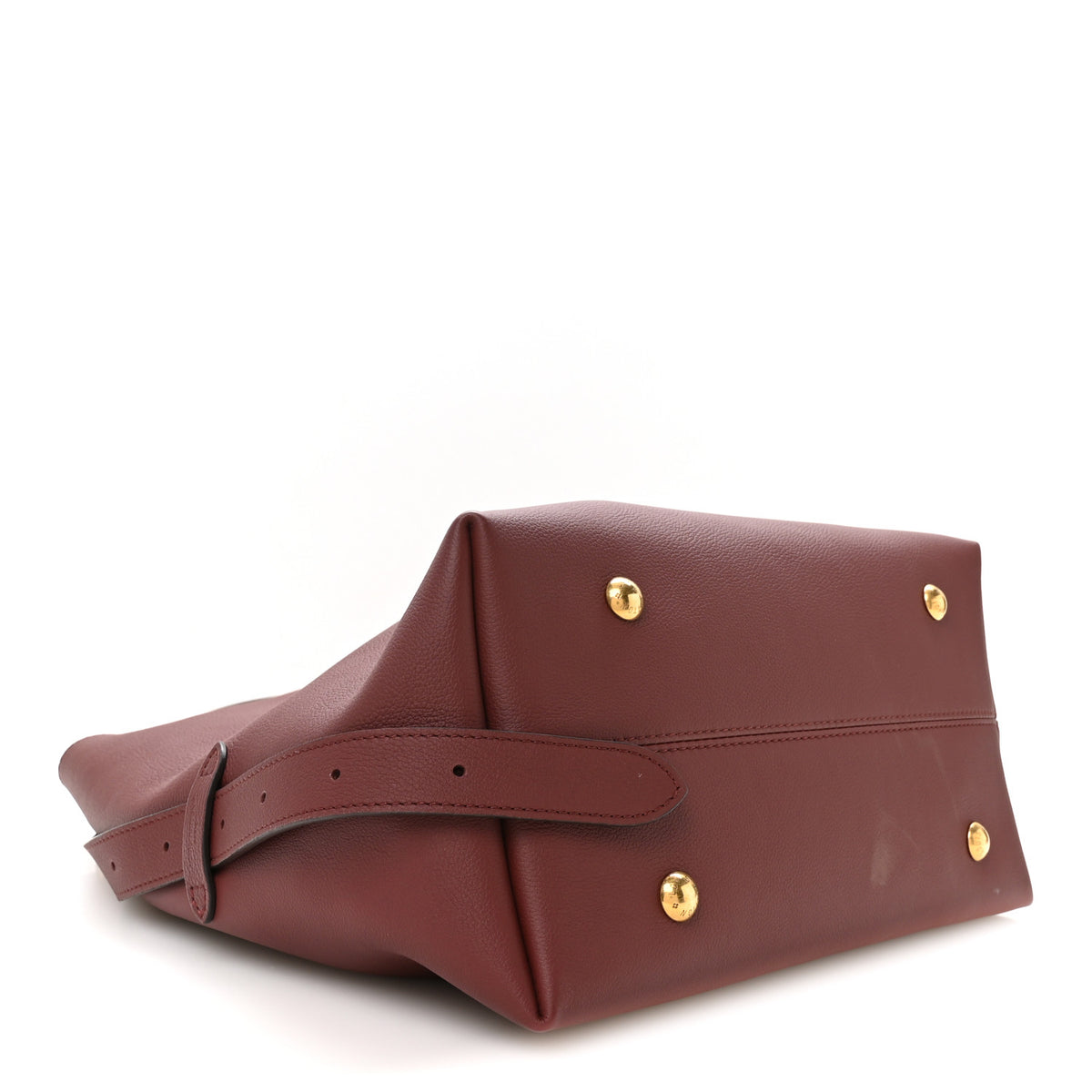 Grained Calfskin Low Key Hobo MM Rouge