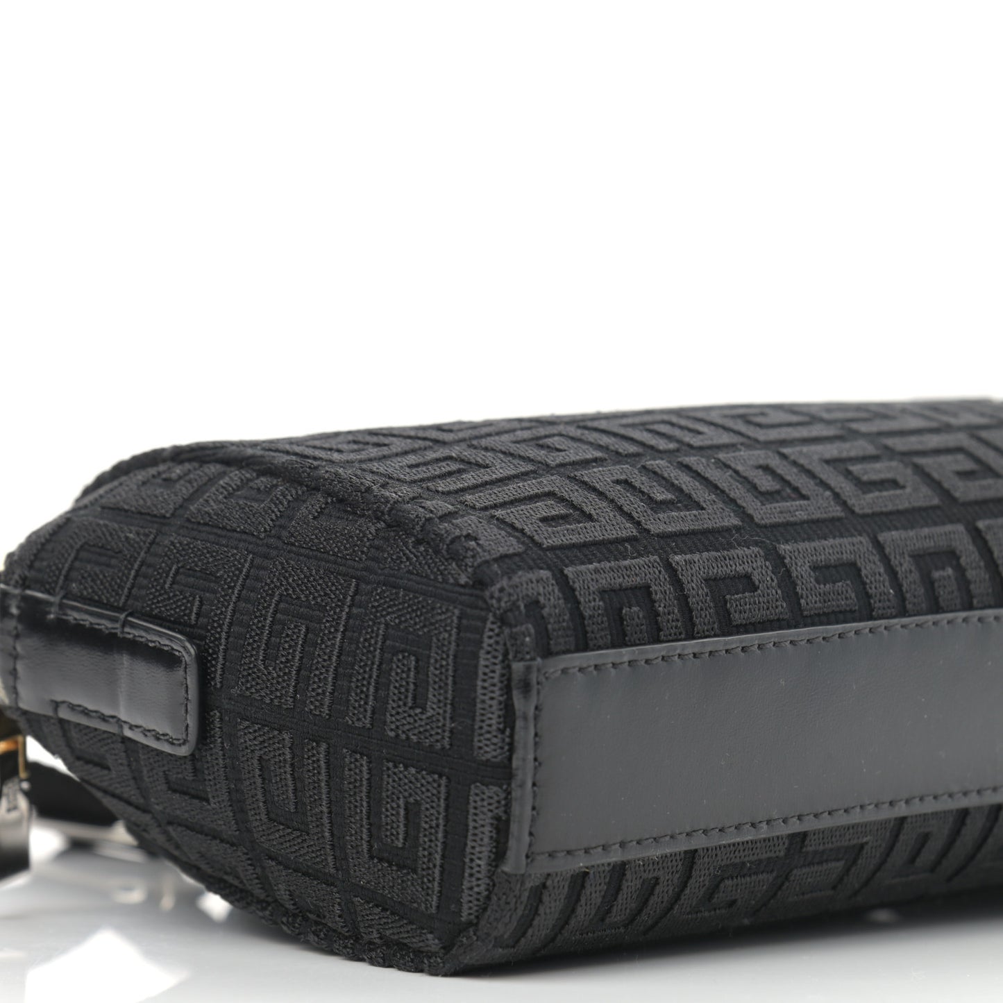 Canvas Jacquard Antigona U Crossbody Bag Black