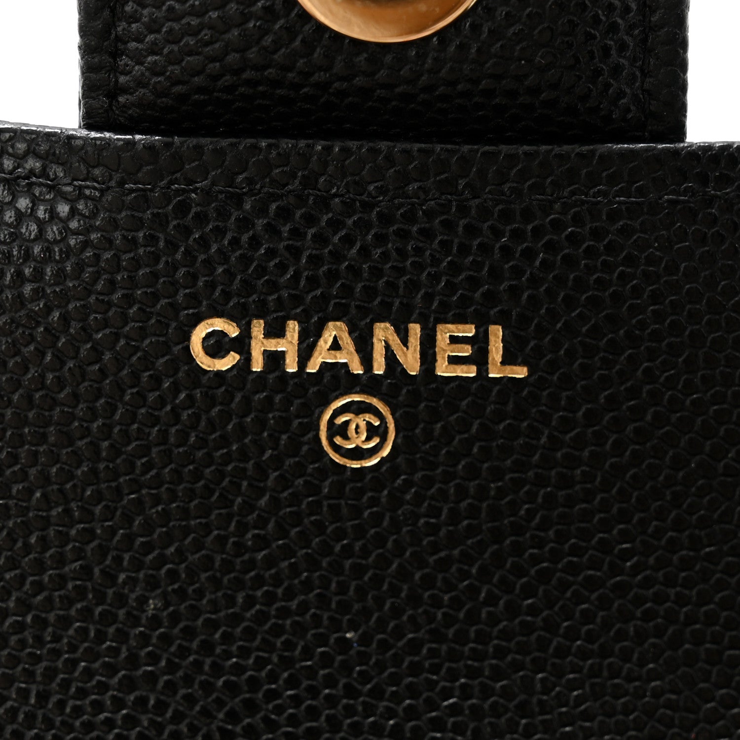 Chanel Caviar Quilted Glasses Case With Chain Black 6 of 10