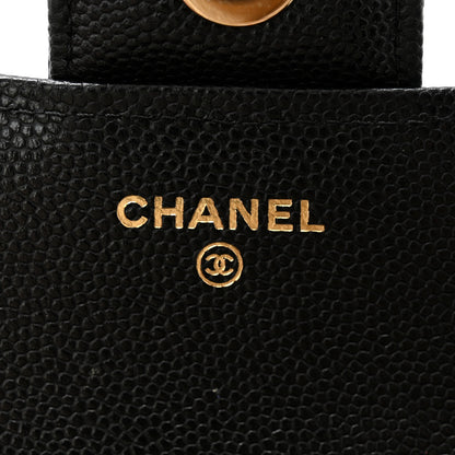 Chanel Caviar Quilted Glasses Case With Chain Black 6 of 10