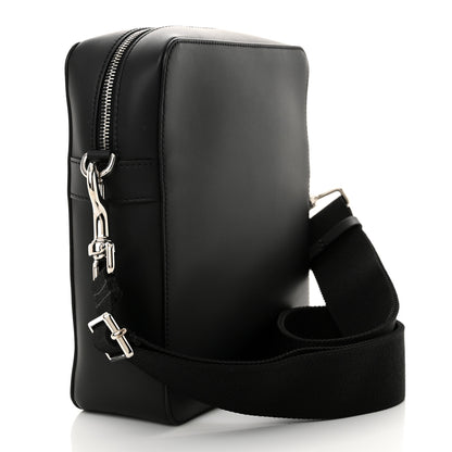 Valentino Garavani Smooth Calfskin Mens VLogo Messenger Black 3 of 9