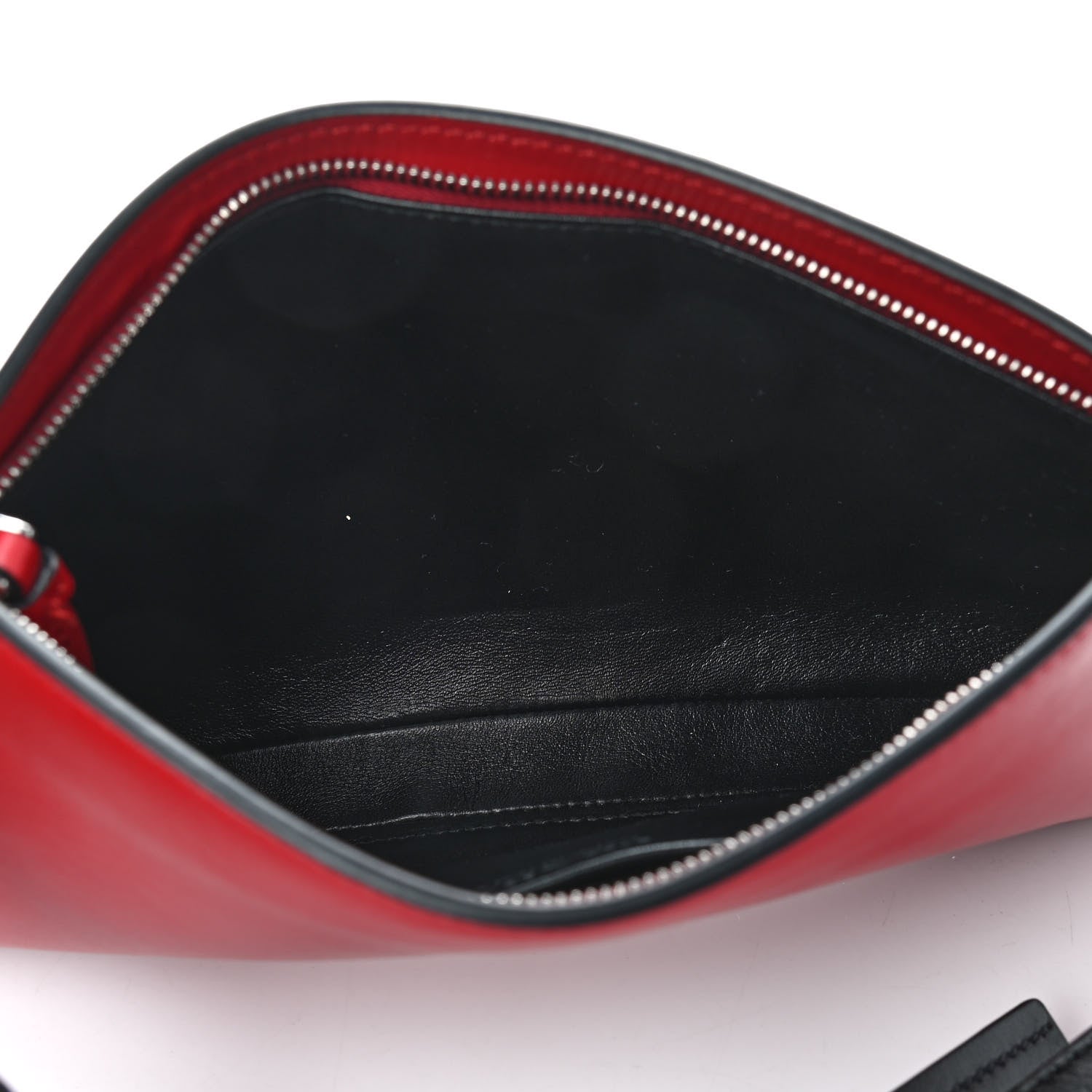 Prada City Calfskin Sidonie Crossbody Bag Rosso Black 5 of 9