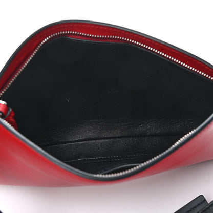 Prada City Calfskin Sidonie Crossbody Bag Rosso Black 5 of 9