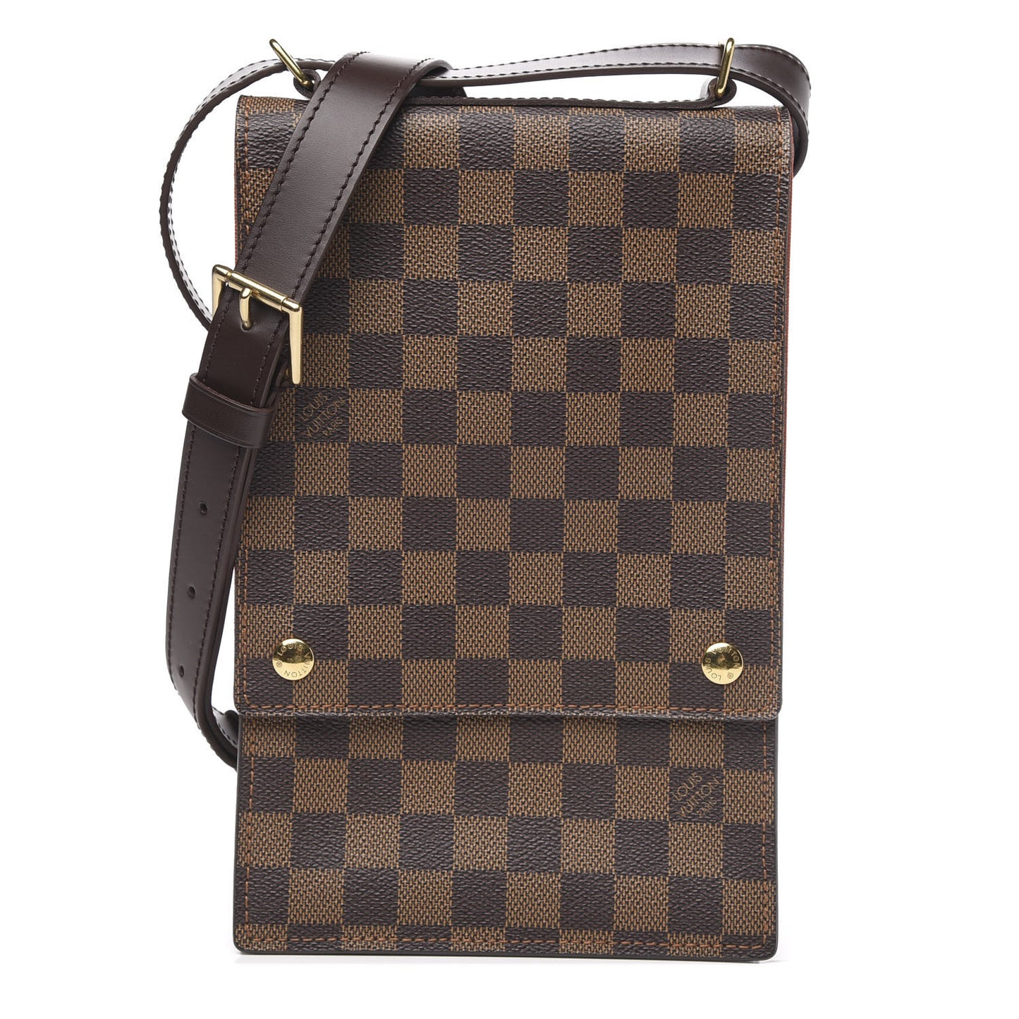 Damier Ebene Portobello Travel Shoulder Bag