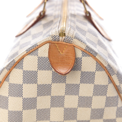 Louis Vuitton Damier Azur Speedy 35 6 of 13