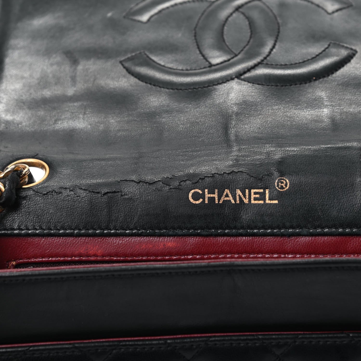 Chanel Lambskin Quilted Flap Bag Black 6 of 6