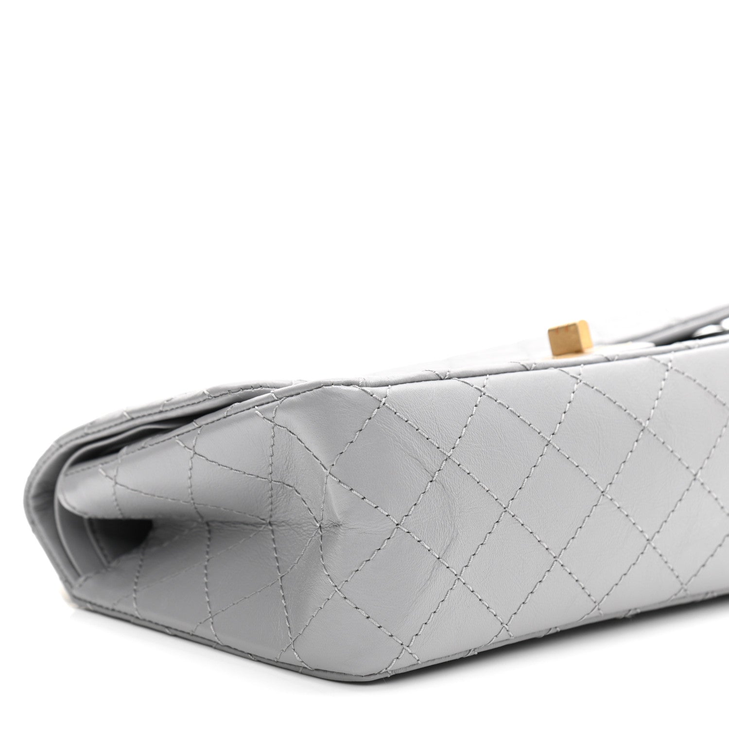 Chanel Aged Calfskin Quilted 2.55 Reissue 225 Flap Grey 10 of 11
